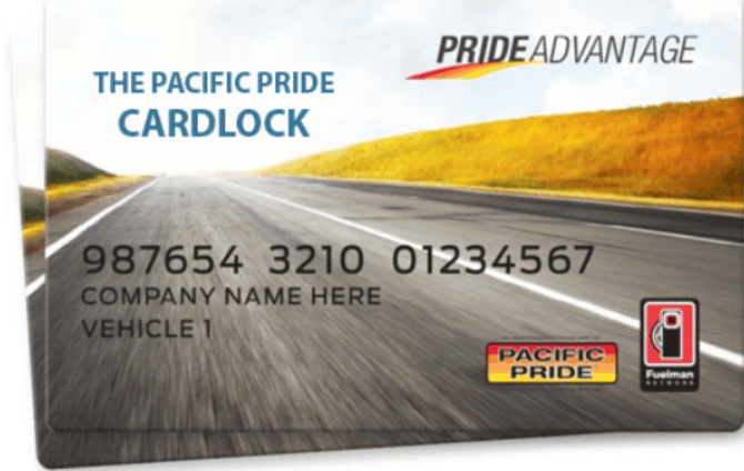 Pacific Pride Fleet Gas Card